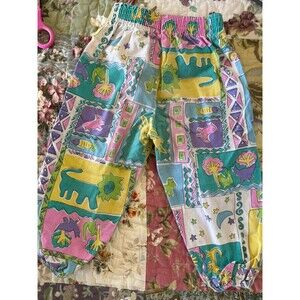 Vintage 90’s Baby Pants Pattern Wild Wide Leg Elastic Size 2 Full House